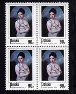 POLONIA POLAND POLSKA 1974 STAMP DAY MALARZ NIEZNANY 90s BLOCK QUARTINA BLOC MNH - Booklets