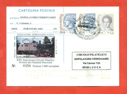 CARTOLINA POSTALE I.P.Z.S-C.P. I.P.Z.S.--MARCOFILIA-ANNULLATO A DOBBIACO-TOBLACH - ANNIVERSARIO FILFER-VIAGGIATA/TIMBRO - Postwaardestukken