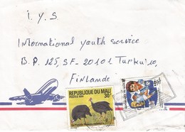 Mali 1994 Bamako World Cup Football USA Diego Maradona Guineafowl Cover - 1994 – Vereinigte Staaten