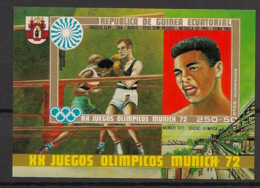 Guinée  équatoriale - 1972 - N°Mi. Bloc 14 - Boxe / Boxing / Muhammad Ali / Clay - Neuf Luxe ** / MNH / Postfrisch - Äquatorial-Guinea