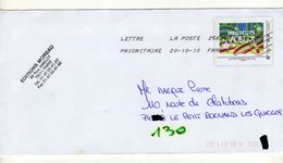 Enveloppe Prêt à Poster FRANCE Oblitération LA POSTE 25635A 20/10/2010 - Prêts-à-poster:  Autres (1995-...)