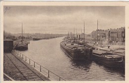 CPA Somme-Kanal - Schiffe Eisenbahn - Feldpost Fussartillerie Battl. 56 - 1917 (42868) - Nord-Pas-de-Calais