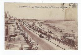 CPA 76 Le Havre La Plage Et L'entrée Du Port Vues Du Casino - Cap De La Hève