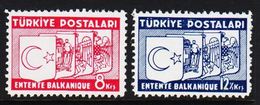 1937. Balkan-Bund 2 Ex. (Michel 1014 - 1015) - JF303707 - Unused Stamps