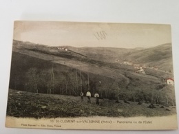 CPA 69 SAINT CLEMENT SUR VALSONNE PANORAMA VU DE L'ESTET RARE BELLE CARTE !! - Autres & Non Classés