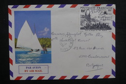 POLYNÉSIE - Enveloppe Touristique De Papeete Pour La Belgique En 1994, Affranchissement Plaisant - L 37819 - Covers & Documents