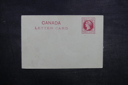 CANADA - Entier Postal Non Utilisé - L 37887 - 1860-1899 Regering Van Victoria