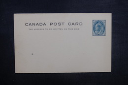 CANADA - Entier Postal Non Utilisé - L 37892 - 1860-1899 Regno Di Victoria