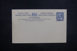 CANADA - Entier Postal Non Utilisé - L 37893 - 1903-1954 Rois