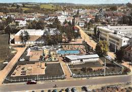 01-CHATILLON-SUR-CHALARONNE- LA PISCINE VUE GENERALE SUR LA VILLE - Châtillon-sur-Chalaronne