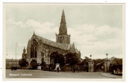 Ref 1314 - Early Real Photo Postcard - Glasgow Cathedral - Scotland - Lanarkshire / Glasgow