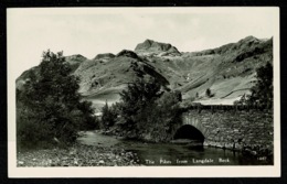 Ref 1314 - Early Real Photo Postcard - The Pikes From Langdale Beck - Lake District Cumbria - Andere & Zonder Classificatie