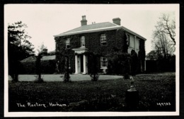 Ref 1314 - Early Real Photo Postcard - The Rectory Horham - Suffolk - Sonstige & Ohne Zuordnung