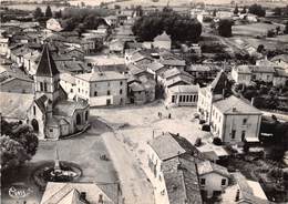 01-VILLARS-LES-DOMBES- VUE AERIENNE SUR LA PLACE DE L'HÔTEL DE VILLE - Villars-les-Dombes