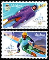 2006	Moldova	536-537	2006  Olympic Games In Turin	5,50 € - Winter 2006: Turin