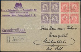 1917 Febr. 1. Ajánlott Levél 'K.u.K. FELDPOSTAMT 377' Feladási Bélyegző Würbenthal-ba érkeztetve Hadisegély (III.) 10f + - Other & Unclassified