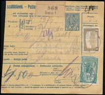 SHS 1920 Csomagszállító   Magyar és Szlovén Bélyeggel 'ZEMUN' - Other & Unclassified