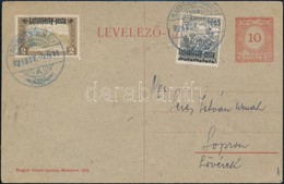 Nyugat Magyarország III. 1921 60f és 2K Levelezőlapon 'NAGYSZENTMIHÁLY'. Signed: Bodor - Other & Unclassified