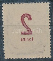 ** 1946 Forint-fillér Portó 2Ft Az értékszám Teljes Gépszínátnyomatával - Altri & Non Classificati