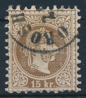 O 1867 15kr, Festékhiány A Medallionban 'OROSH(ÁZA)' - Andere & Zonder Classificatie