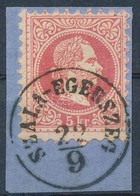 1867 5kr Képbe Fogazva 'SZALA-EGERSZEG' - Altri & Non Classificati