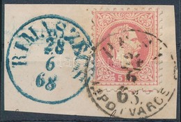 1867 5kr 'PEST LIPÓTVÁROS' + Kék 'RIMASZÉCS' - Other & Unclassified