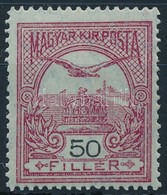 ** 1913 Turul 50f Lilásvörös / Kék, Fekvő Vízjellel (10.000) - Sonstige & Ohne Zuordnung