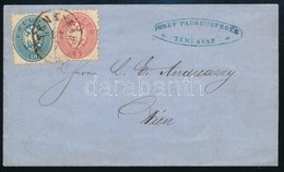 1864 5kr + 10kr Hiányos Levélen  'TEMESVÁR' - Otros & Sin Clasificación