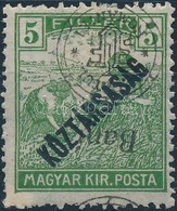 * Nagyvárad 1919 Arató/Köztársaság 5f Fordított Felülnyomással, Bodor Vizsgálójellel, RR! - Sonstige & Ohne Zuordnung