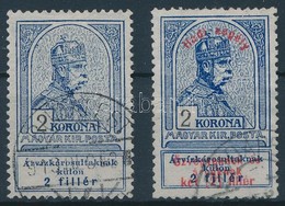 O 1913 Árvíz 2K + Hadi Segély 2K  (13.200) - Andere & Zonder Classificatie