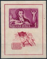 * 1949 Puskin Vágott Blokk (3.000) - Altri & Non Classificati