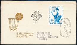 1964 Évfordulók (II.) Női Kosárlabda EB Vágott Bélyeg FDC-n - Otros & Sin Clasificación