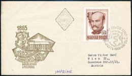 1965 Semmelweis Ignác Vágott Bélyeg FDC-n (4.500) - Other & Unclassified