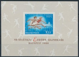 ** 1966 Atlétikai Európa-Bajnokság Vágott Blokk (4.000) - Other & Unclassified