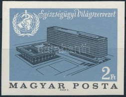 ** 1966 Évfordulók - Egészségügyi Világszervezet Genfi Székháza Vágott Bélyeg - Otros & Sin Clasificación