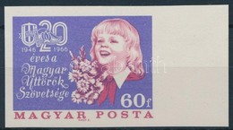 ** 1966 Évfordulók - Események (IV.) 60f ívszéli Vágott Bélyeg (1.500) - Other & Unclassified