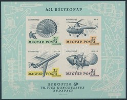 ** 1967 Bélyegnap (40.) - Aerofila (II.) Vágott Blokk (5.000) - Other & Unclassified