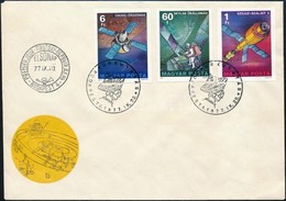 1977 Szputnyiktól A Vikingig Vágott Sor 2 Db FDC-n (4.000) - Otros & Sin Clasificación