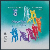 ** 1984 Téli Olimpia (VII.) - Szarajevó Vágott Blokk (4.000) - Andere & Zonder Classificatie