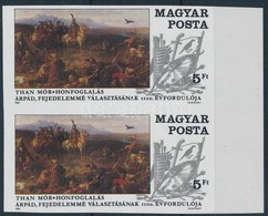 ** 1989 Árpád Fejedelemmé Választásának 1100. évfordulója Vágott ívszéli Párban (3.000) - Otros & Sin Clasificación