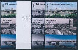 ** 2016/02 Petőfi Híd 4 Db-os Emlékív Garnitúra (28.000) - Otros & Sin Clasificación