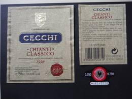 Chianti Classico Cecchi 1998 - Casa Vinicola Luigi Cecchi à Castellina In Chianti - ITALIE - Andere & Zonder Classificatie