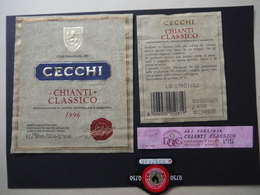 Chianti Classico Cecchi 1996 - Casa Vinicola Luigi Cecchi à Castellina In Chianti - ITALIE - Sonstige & Ohne Zuordnung