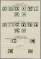 O 1909-1988 Portó és Hivatalos Szinte Komplett Gyűjtemény Albumlapokon - Andere & Zonder Classificatie