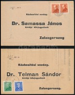 1935-1938 7 Db Küldemény Arcképek Bélyegekkel - Sonstige & Ohne Zuordnung