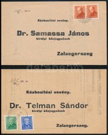 1935-1938 7 Db Küldemény Arcképek Bélyegekkel - Other & Unclassified