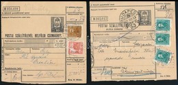 1933 3 Db Szállítólevél Klf Arcképek Bélyegekkel - Sonstige & Ohne Zuordnung