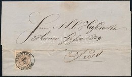 1856  6kr MP Levélen ,,SZENTES' - Other & Unclassified