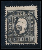 O 1858 3kr Fekete II Tipus 'ERLAU' - Other & Unclassified