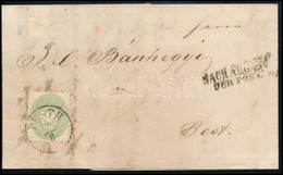 1864 3kr Helyi Levélen 'PESTH' +'NACH ABGANG DER POST' - Other & Unclassified